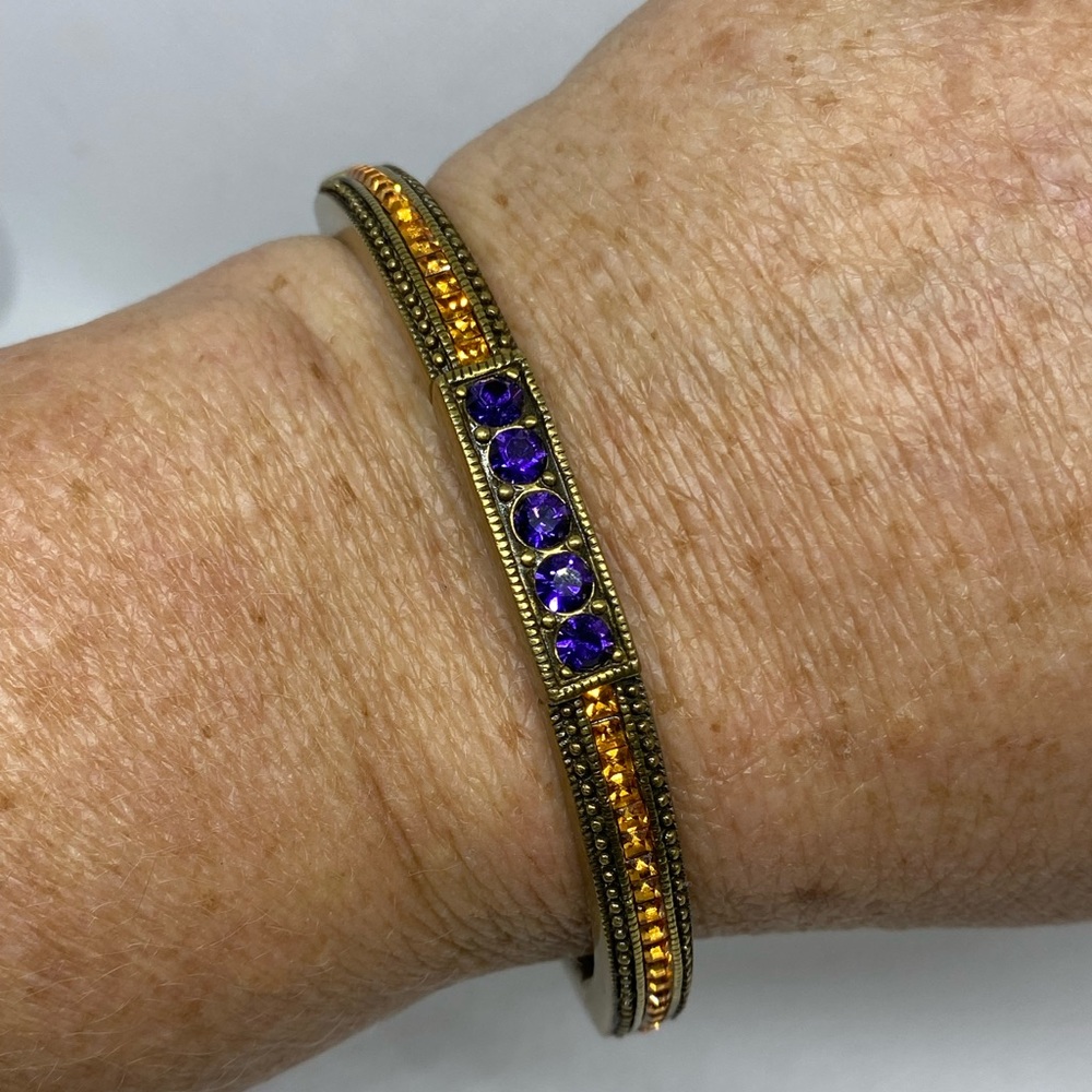 Heidi Daus Hinged Crystal Cuff